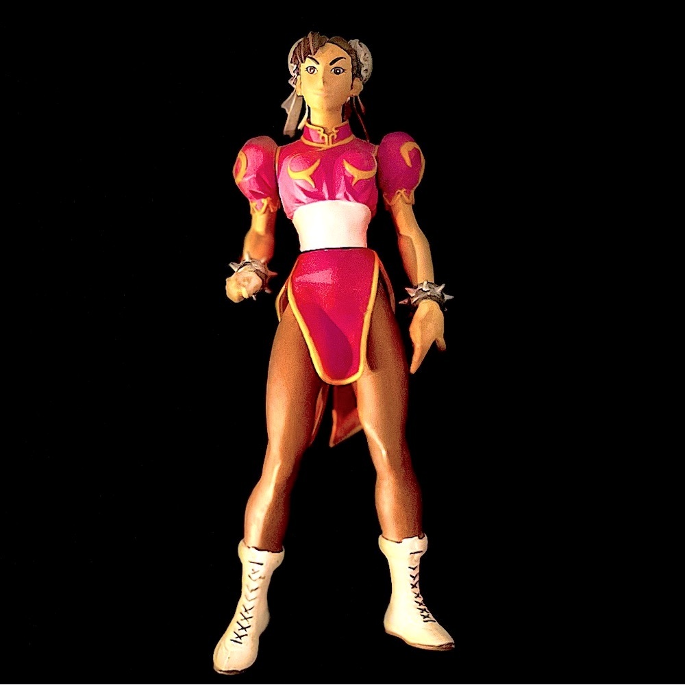 ⭐️CHUN-LI /STREET FIGHTER⭐️PINK VERSION RARE VINTAGE COLLECTABLE ACTION FIGURE